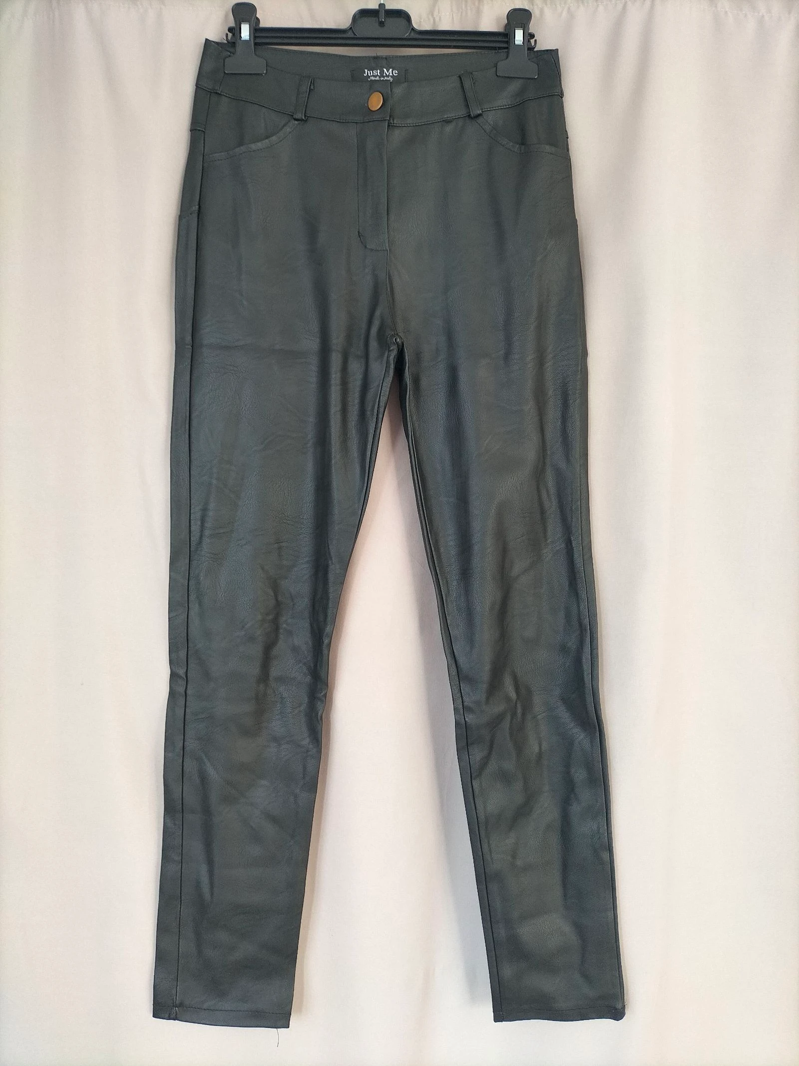 Pantalón Similicuero Negro Push Up 36 | Just Me | Nuevo – photo 5